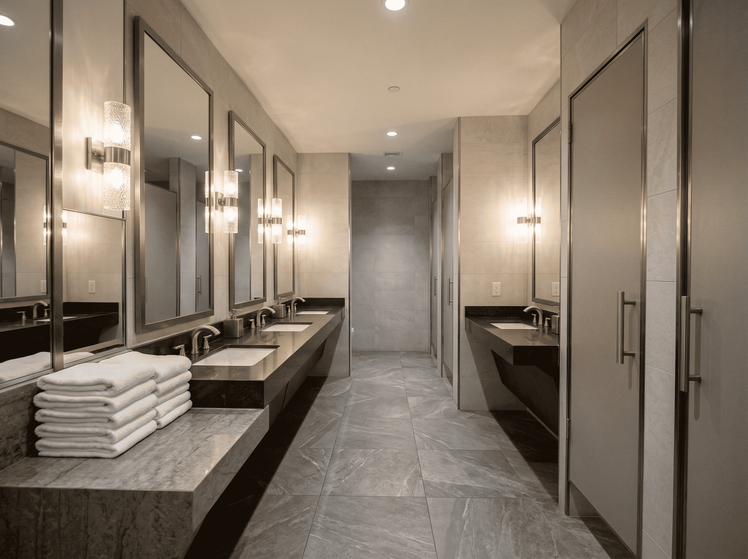 Commercial cleaning team at work — Mint Sanitary