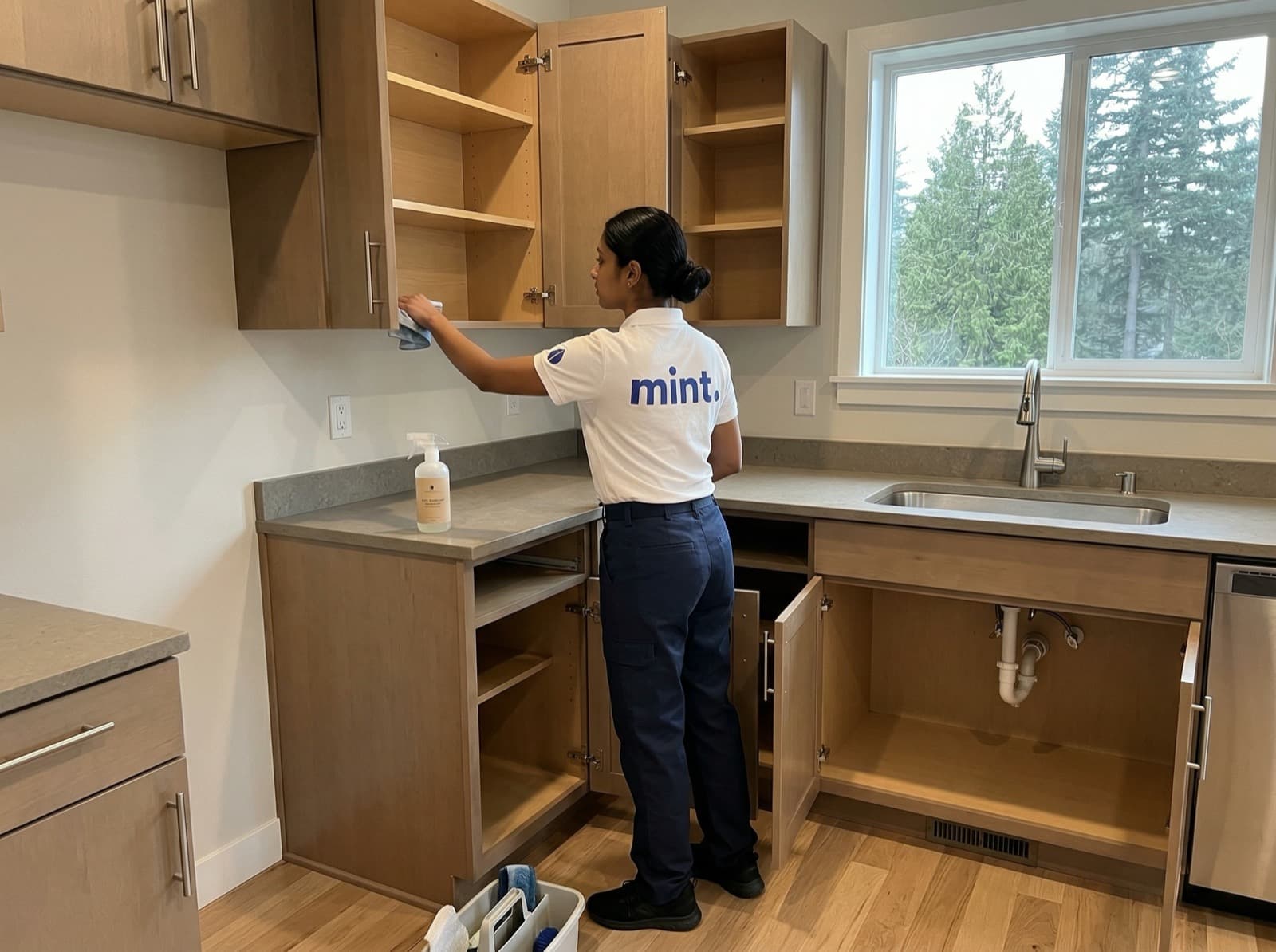 Move in cleaning for a North Vancouver apartment