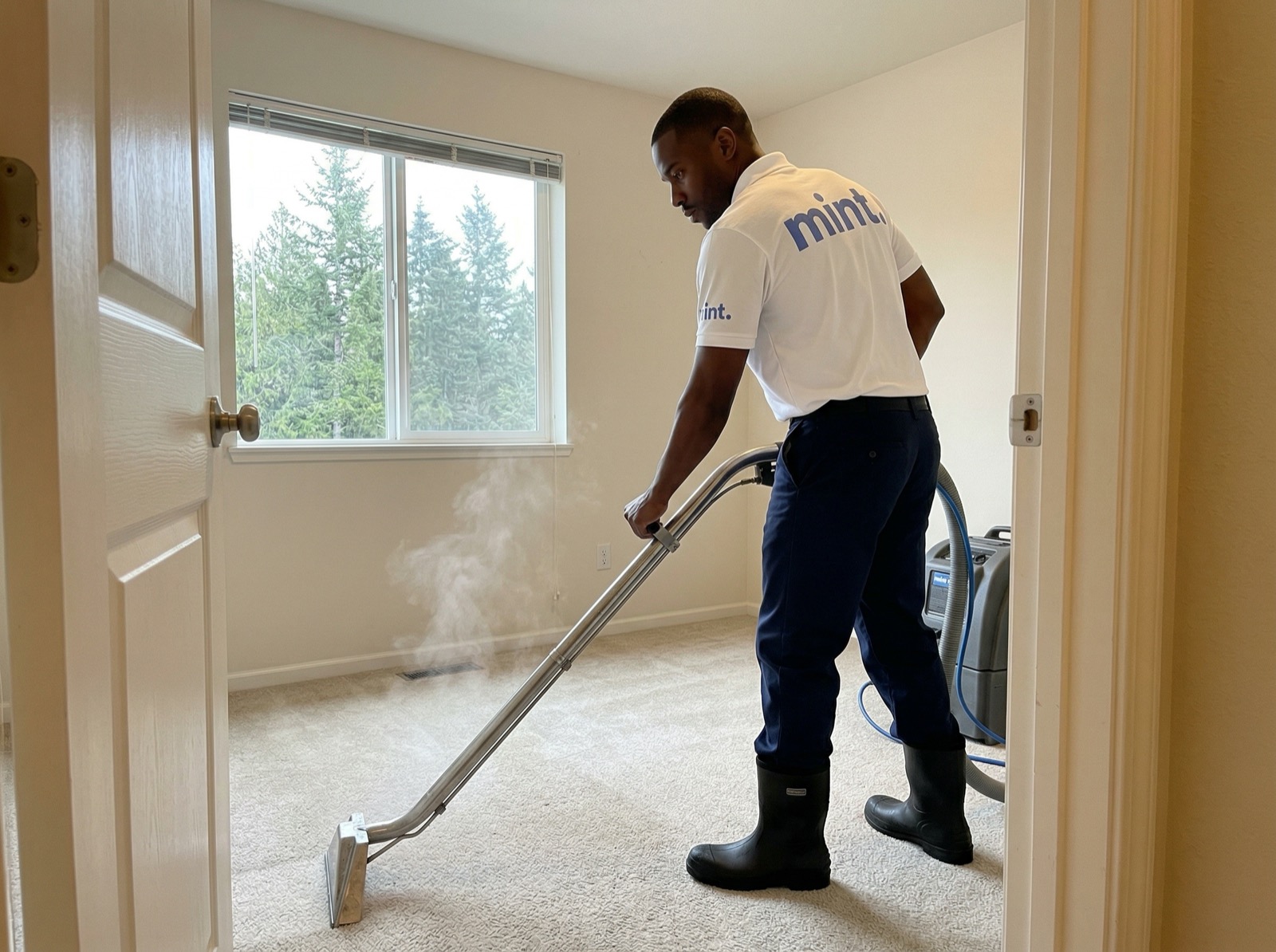 Professional carpet steam cleaning in North Vancouver